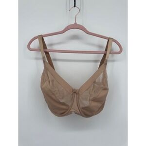 NWT Pour‎ Moi Loves Every Body Minimizer Bra Women's 32M Nude Underwear Romance